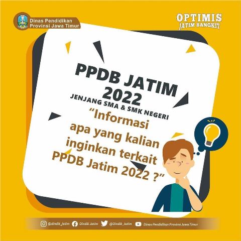 Pin PPDB Jatim 2022 Untuk SMA dan SMK