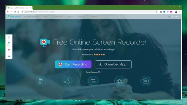 Apowersoft Free Online Screen Recorder