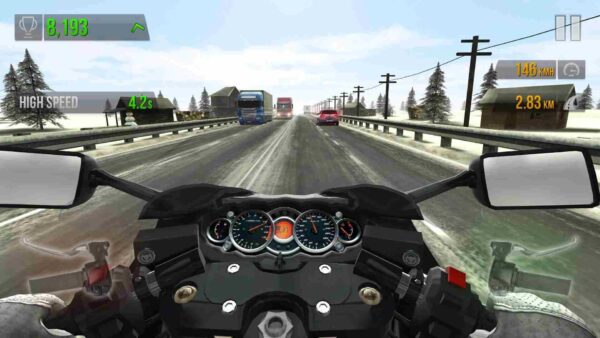 Cara Bermain Traffic Rider Mod APK