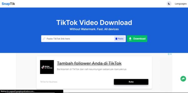 Cara Simpan Video TikTok Tanpa Tulisan Watermark lewat Situs