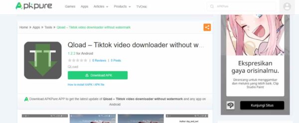 Download via Aplikasi QLoad