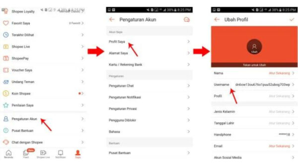 Cara Ubah Username di Shopee