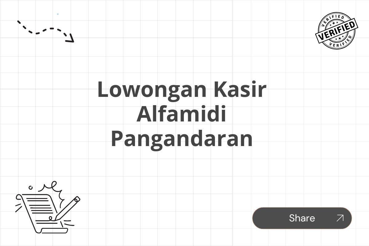 Lowongan Kasir Alfamidi Pangandaran