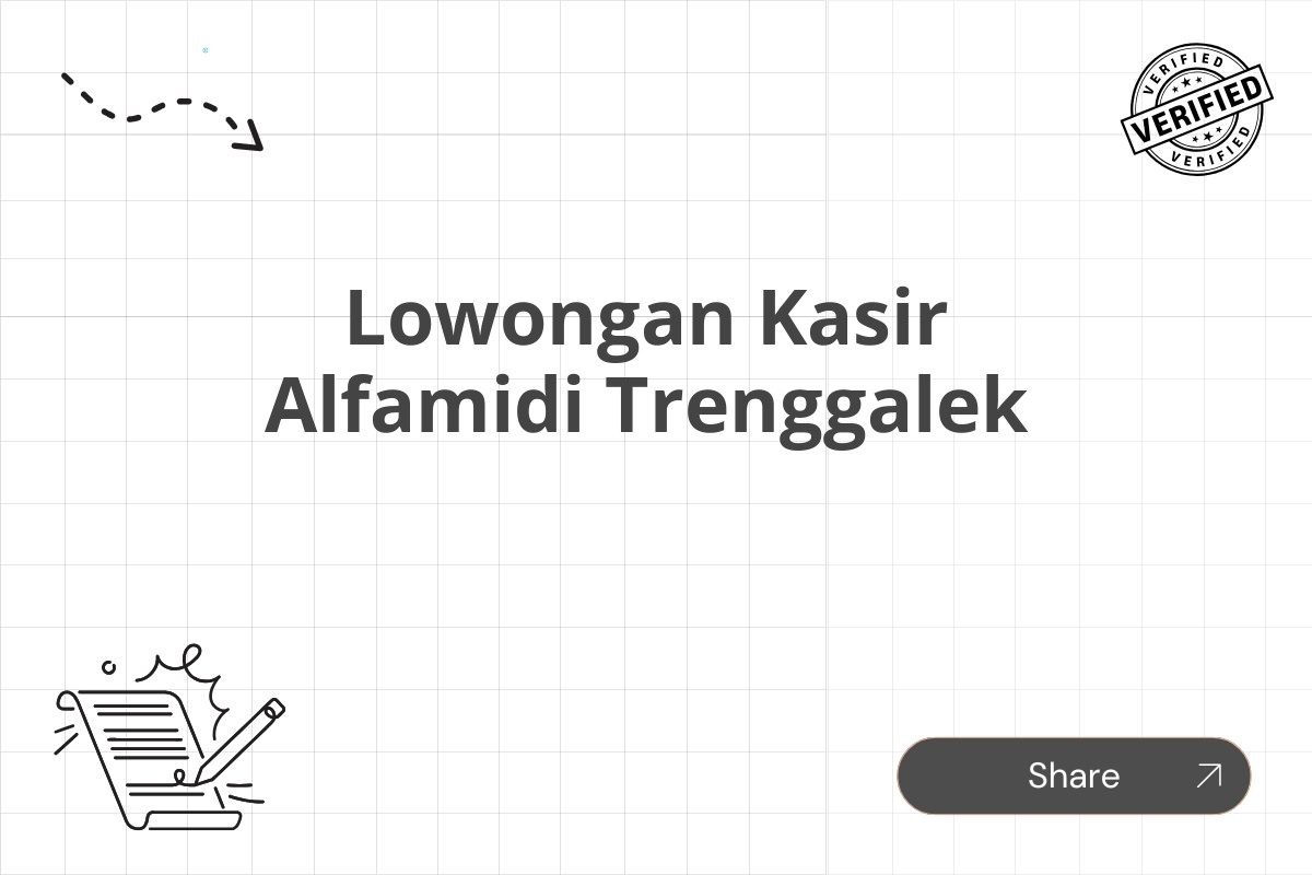 Lowongan Kasir Alfamidi Trenggalek