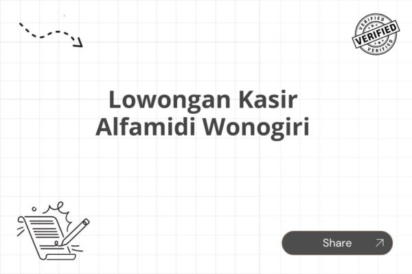 Lowongan Kasir Alfamidi Wonogiri